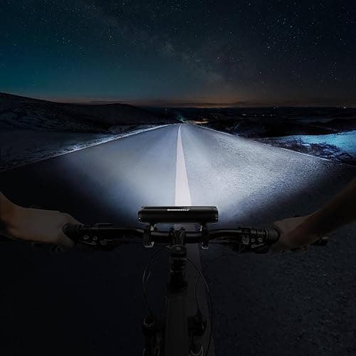 SHEROSELF Super Bright 6 LED Bike Lights - 5 Lighting Modes, IPX5 Waterproof, Type-C Rechargeable Bicycle Headlight - Perfect for Adult Kid Mountain Road Commuter Cycling Night Riding thumbnail 6