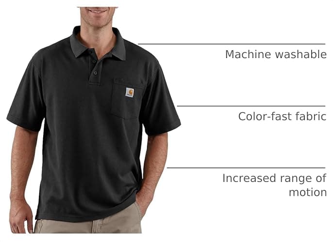 Carhartt Men's Loose Polo thumbnail 3