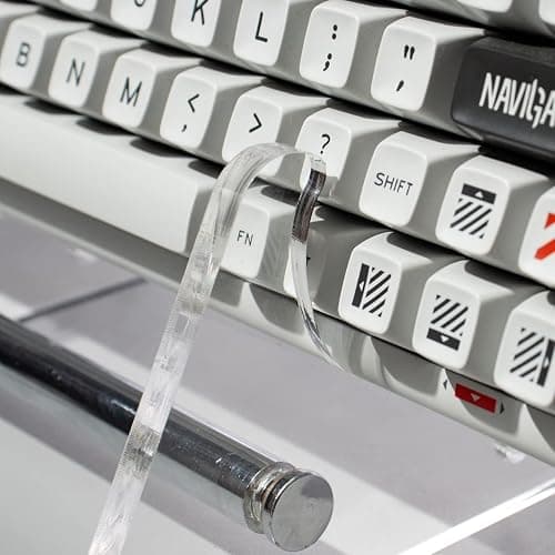 Sumgsn Keyboard Display Stand Storage Stand Display Mechanical Keyboard Holder Transparent Acrylic Stand for Three Keyboard thumbnail 4