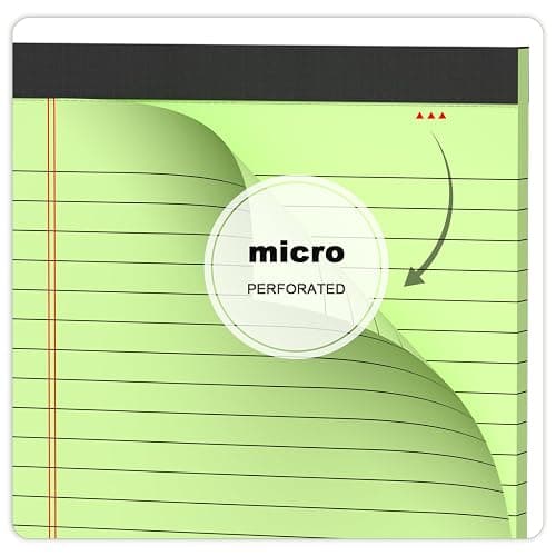 AILZFEI 5pcs Colored Note Pads 5x8 College Ruled Small Legal Pads Paper Notepads 5 Pack Study Back Writing Pads 5 x 8 Paper Pads Perforated Narrow Ruled Pads of Paper 30 Sheets/Pack thumbnail 6