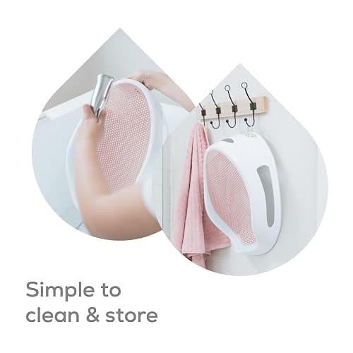 Angelcare - Baby Bath Support - Soft Touch Support - Water Level Indicator - Ideal for Babies Less Than 6 Months Old - Pink thumbnail 7