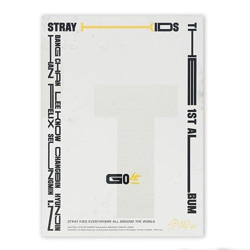 STRAY KIDS 1st Album - GO生 [ Standard ver. / B Type ] CD + Photobook + Photocards + Unit Lyric Leaflet + 4 Cut Film + Secret Card + FREE GIFT - Image 1