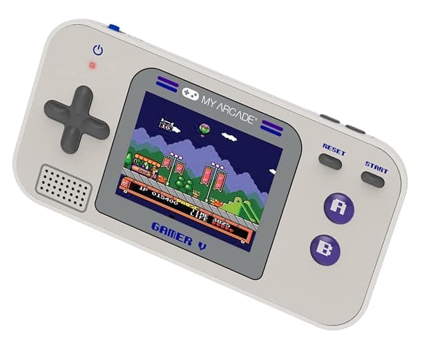 My Arcade Gamer V Classic-Purple: Portable Gaming System with 220 Games, 2.5" Color Display, Pocket Size (DGUN-3920) thumbnail 3