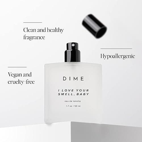 DIME Beauty Perfume I Love Your Smell, Baby, 1.7 oz / 50 ml - Sweet Floral Scent, Hypoallergenic, Clean Perfume, Eau de Toilette For Women thumbnail 4