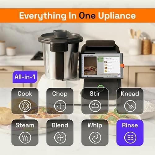 upliance AI Cooking Assistant | 750+ Recipes | AI Powered | 12 Modes | Weighing Scale | App & WiFi | 220-240V | Use with Transformer in USA. thumbnail 3