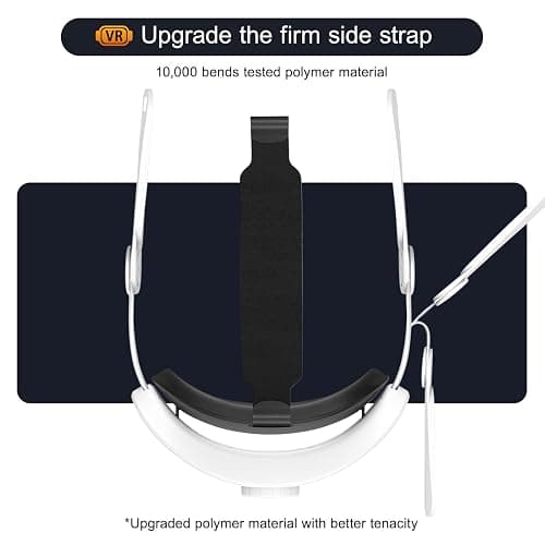 Adjustable Comfort Head Strap for Meta Quest 3S/Quest 3/Quest 2 - Elite Strap Replacement for Enhanced Support, Reduced Pressure & VR Gaming Immersion (T4 Quest 3S/Quest 3/Quest 2 Head Strap) thumbnail 6