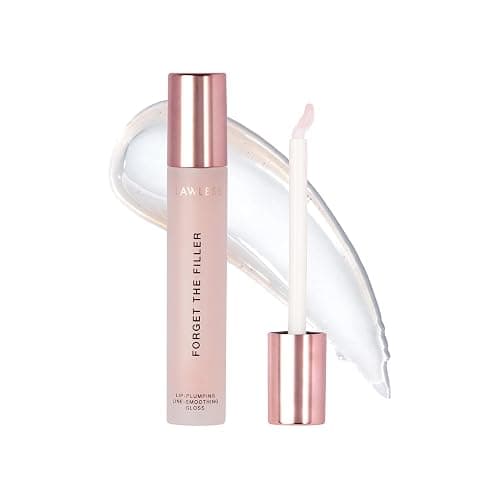 Lawless Queen Forget the Filler Lip Plumping Line Smoothing Gloss - Rosy Outlook - Premium Volumizing Lip Gloss with Natural Ingredients Designed to Plump, Firm, and Hydrate Lips 0.19 oz - Image 1