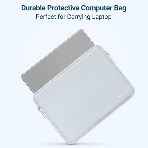 MOSISO Laptop Case 13.3 inch, 13-13.3 inch Laptop Sleeve with Small Case | Compatible with MacBook Air/Pro 13/Pro 14 M5 M4 M3 M2 M1, HP Dell ASUS Lenovo, Neoprene Computer Sleeve Bag, Baby Blue thumbnail 3