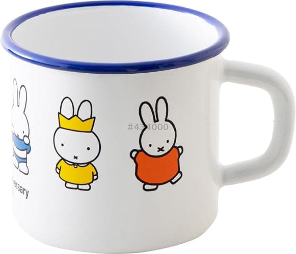 Fuji Hollow MF70-7MG Miffy 70th Anniversary Mug, 2.8 inches (7 cm) - Image 1