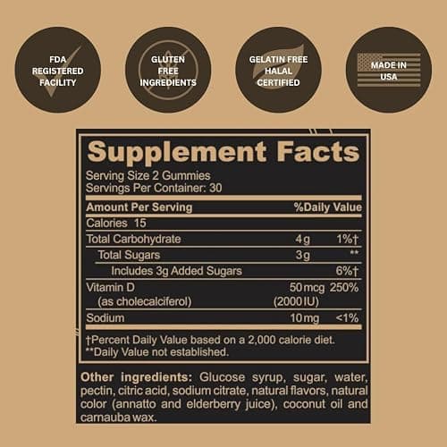 Black Girl Vitamins Look Good Feel Good Bundle – Hair Skin & Nails, Vitamin D3 2000IU & Once a Day Multivitamin - Women's Supplement Bundle – Energy, Immunity & Beauty Support thumbnail 6