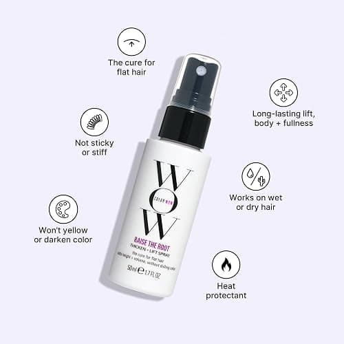 COLOR WOW Raise the Root Thicken + Lift Spray - All-Day Volume for Fine, Flat Hair without dulling color thumbnail 4