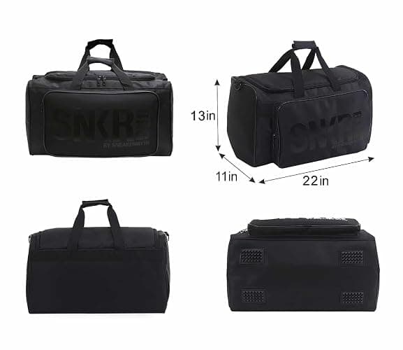 Sneaker Duffel Travel Bag for Men Shoe Bags for Travel Sneaker Bag Basketball Outdoor Sports Gym Bag Travel shoe bag With 3 Adjustable Compartment Dividers Travel Shoe Bags thumbnail 7