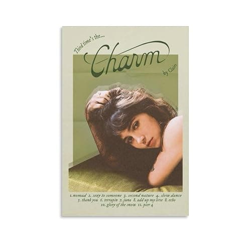 DJCN RBV Charm Clairo 3 Canvas Poster Wall Decorative Art Painting Living Room Bedroom Decoration Gift Unframe-style12x18inch(30x45cm) - Image 1