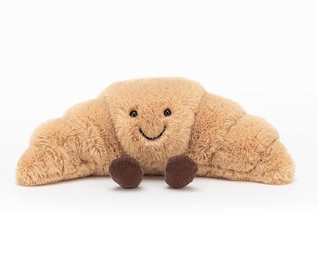 Jellycat Amuseables Croissant Stuffed Toy, Small 8.5 inches - Pastry Plush - Fun Gift Idea thumbnail 7
