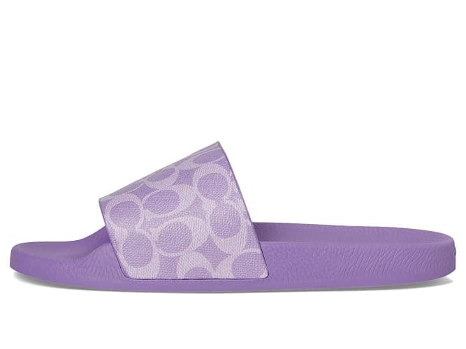 Coach Women's Udele Sport Slide Flat Sandal - 5 - Iris thumbnail 4