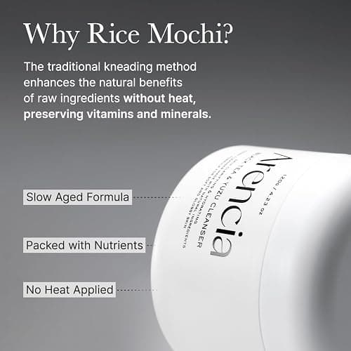 ARENCIA Black Tea Rice Mochi Face Cleanser, 120g, Pore Care, Sebum Control, Oily Skin thumbnail 8