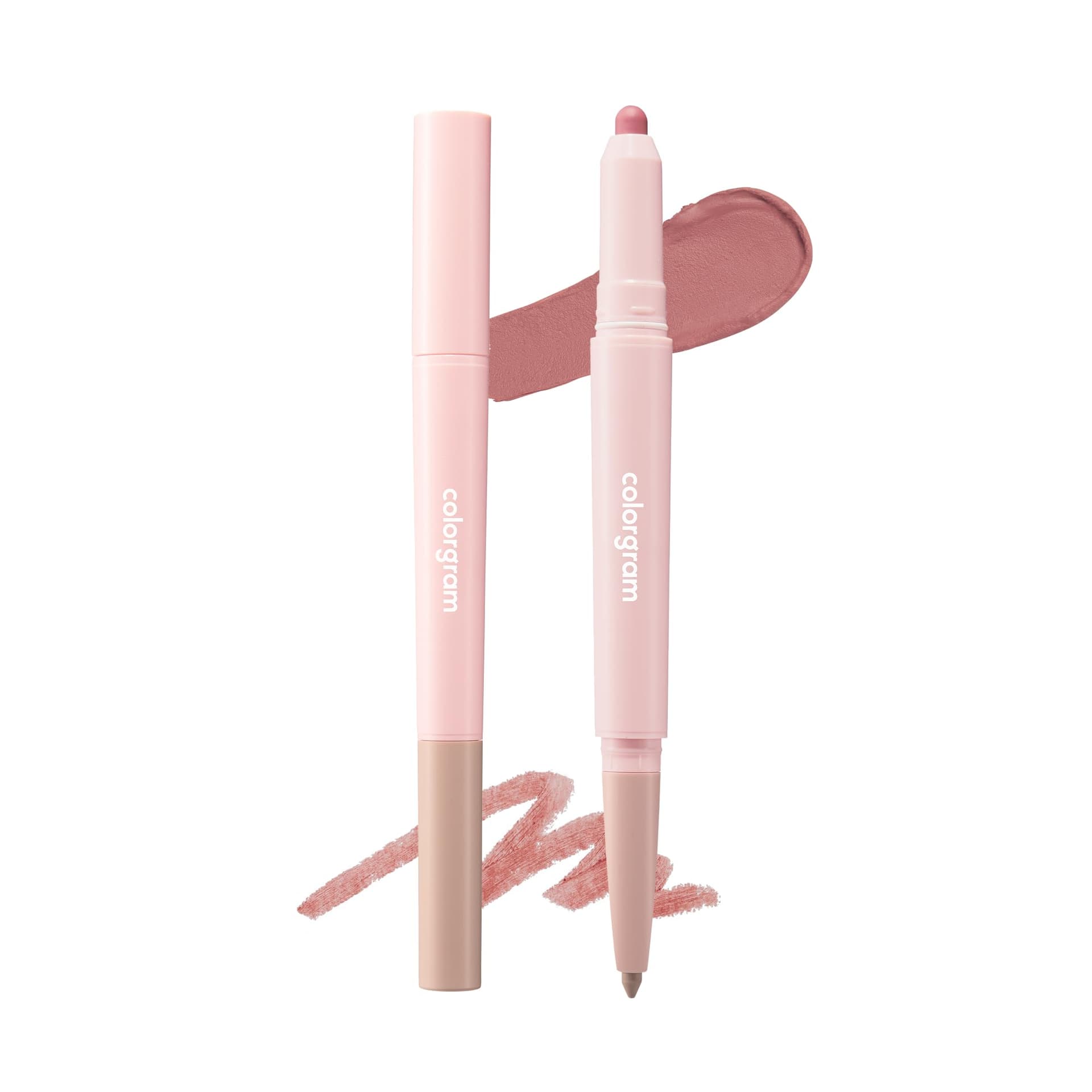 All In One Over-lip Maker - 02 Cool Pink by Colorgram for Women - 0.024 oz Lip Pencil - Image 1