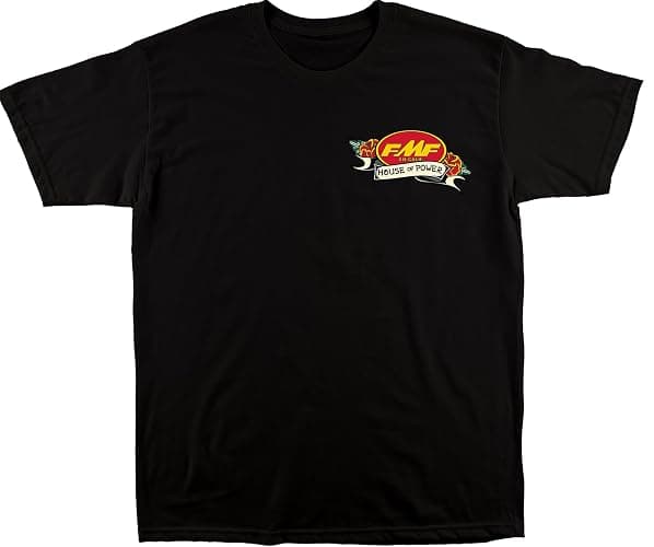 FMF Pins & Needles Tee - Crew Neck Mens T Shirt, Motocross, Dirt Bike T Shirts Blk - Small - Blk thumbnail 3