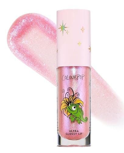 ColourPop x Disney Princess Ultra Glossy Lip Gloss - High-Shine, Non-Sticky & Hydrating Lip Gloss - Infused with Hyaluronic Acid, Kakadu Plum & Cherry - Pinky Lilac, Courageous Rapunzel (0.24 Fl oz) - Image 1