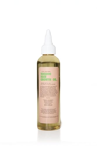 Glossed By Nae Voodoo Hair Growth Oil - Infused with Rosemary, Lemongrass, Grapeseed & Castor Oil for Hair Growth, Scalp Itchiness & Dry Scalp - 4 Fl Oz - All Hair Types - Image 1