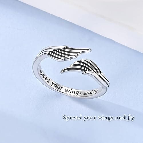 Vectoflux Adjustable 925 Sterling Silver Rings for Women - Elegant 5A CZ Dainty Hoop & Band Designs for Women, Hypoallergenic Daily Wear Jewelry with Gift Bag thumbnail 6