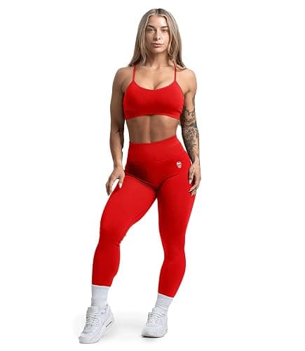 Gymreapers Seamless Sports Bra for Women - Wireless Compression Padded Supportive Bras for Gym, Yoga, & Fitness thumbnail 5