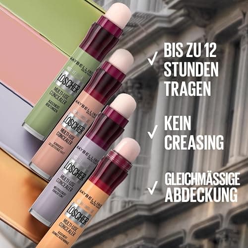 Maybelline New York Instant Anti-Age Löscher Color Corrector Concealer gegen Rötungen & Unreinheiten, Mit Goji-Beere, Mikro-Lösch-Applikator für präzises Abdecken, Grün, 6,8ml thumbnail 3
