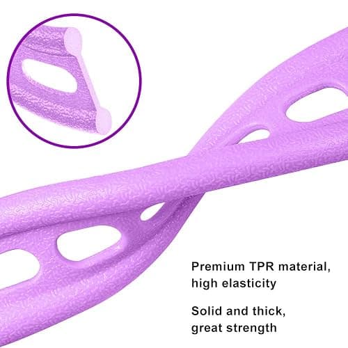 Pedal Resistance Bands with Handles Exercise Bands Multifunction Tension Rope Fitness for Working Out Arm Abs Legs Stretch Bands thumbnail 2