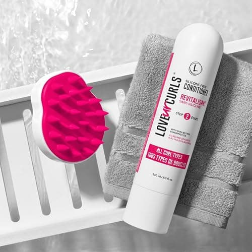 Love Ur Curls - Hydrating and Detangling Conditioner for Curly, Wavy, Kinky-Coily Hair 8.5oz (or 250ml) - Silicone Free for Moisturizing, Soft, Smooth Curls thumbnail 5
