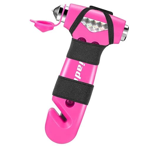Yiader Window Breaker, 3-in-1 Emergency Escape Tool with Car Window Breaker and Seatbelt Cutter, Car Safety Hammer Car Essentials Tool for Women - Image 1