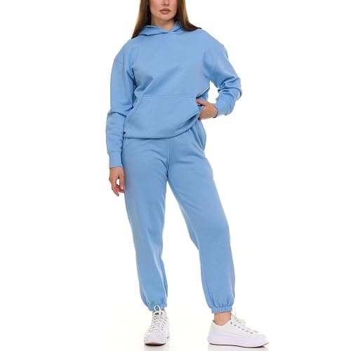 MODERN BASICS Sweat Set for Women, Sweatsuits Women 2 Piece Outfit, Fleece Matching Sets thumbnail 5