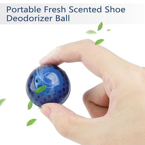 Knixmax Sneaker Deodorizer Shoe Freshener Balls, Gym Bags Lockers Car Air Fresheners, Boot Deodorant Balls Odor Eater Shoe Deodorizers 6 Packs Cologne Colorful thumbnail 3