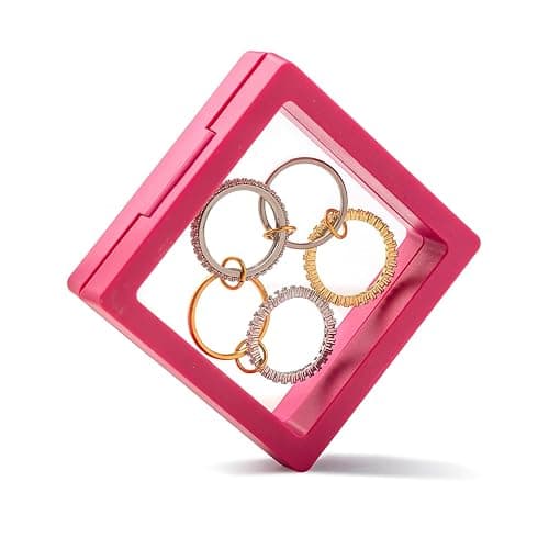 HDDNB 18K Gold Plated Stackable Rings for Women with Gift Box – Silver & Gold Multi-Link Connected Bands Set,Cubic Zirconia Mixed Metals Rings, Tarnish-Resistant Jewelry thumbnail 6