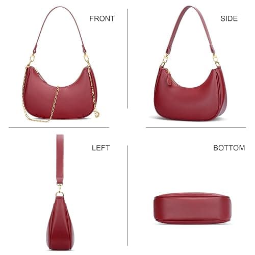 KKXIU Shoulder Bag for Women Small Purse Cute Clutch Hobo Handbag Trendy Crescent Bag thumbnail 5