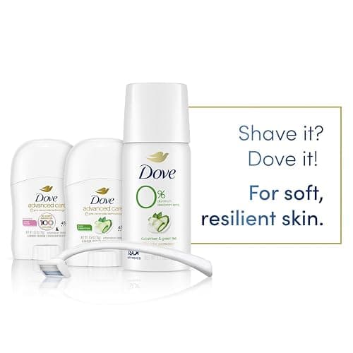 Dove Travel Deodorant for Women Variety 3-Pack – Advanced Care Invisible, Cool Essentials Mini, Cucumber & Green Tea Spray thumbnail 4