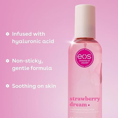 eos Cashmere Body Mist- Strawberry Dream, Body Spray for Women, 6 fl oz thumbnail 5