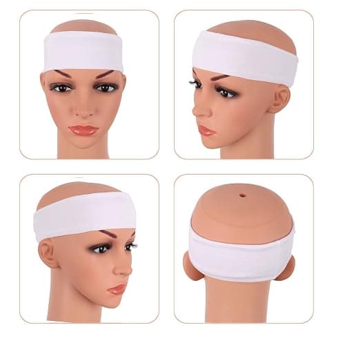 MapofBeauty 3 Pack Yoga Headbands Stretchy Cotton Head Band Hairwarp Sports Running Exercise Gym thumbnail 4