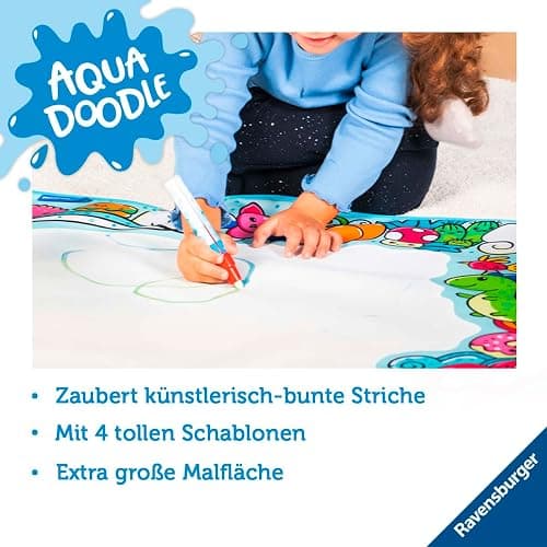 Ravensburger 4572 Little Artist - Fleckenfreier bunter XXL-Malspaß mit Wasser - Mit Stift und 4 Schablonen - Erstes Malset für Kinder ab 2 Jahren thumbnail 5