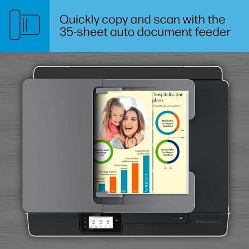 HP Smart Tank Plus 651 Wireless All-in-One Printer, Ink Tank Printer-for-Home Use, 2 Years of Ink Included Auto Document Feeder, Mobile Print, Scan, Copy, Fax. (7XV38A) thumbnail 13