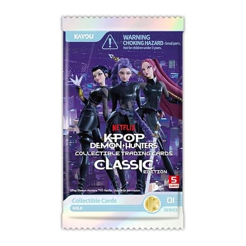 Kayou Kpop Demon Hunters Collectible Trading Cards, Classic Edition, Series 1, Collector Box, 10 Packs thumbnail 2