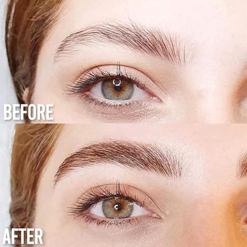 Eyebrow Serum - Brow Serum for Ticker, Longer and Fuller Brows - Visible Results after 4 weeks - Restore Natural Grow and Reduces Hair Loss - Vegan and Cruelty-free Formula - Luxe Cosmetics thumbnail 4