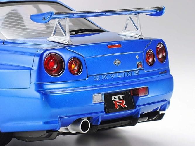 TAMIYA 24258 1:24 Nissan Skyline GT-R R34 V-Spec II - Model Building, Plastic Kit, Hobby, Crafts, Gluing, Model Kit, Model, Plastic Model Building, Medium thumbnail 4