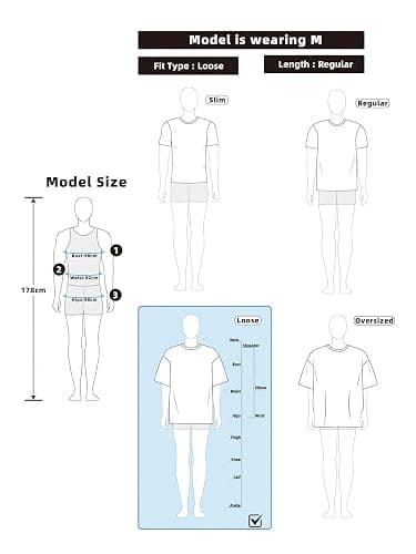 SOLY HUX Men's Graphic Print T-Shirt Vintage Drop Shoulder Short Sleeve Casual Loose Tees Summer Outfits thumbnail 5