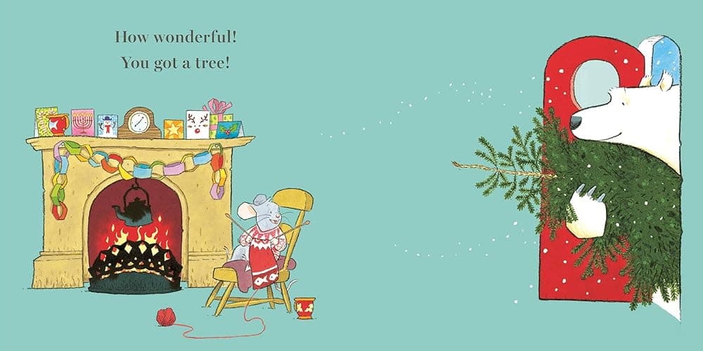 We Disagree About This Tree: A Christmas Story (Ross Collins' Mouse and Bear Stories) thumbnail 2
