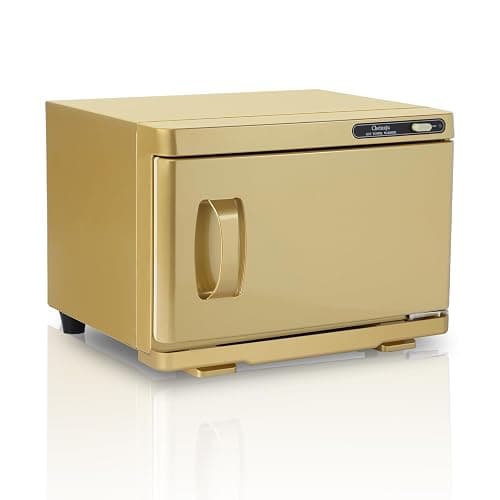 Towel Warmer,Towel Steamer for Facial, Professional Spa Hot Towel Warmer 8L, Towel Warmer Cabinet, Towel Cabinet for Facial Caddy for Salon,Spa, Massage Use(Gold) thumbnail 2