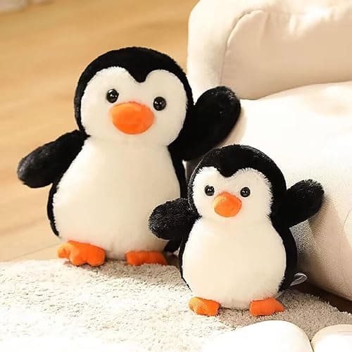 YUKOUQIAN Penguin Stuffed Animal Cute Plush Doll SoftToy 8.5" Gift for Girls Boys Birthdays Christmas Children's Day Halloween Thanksgiving Day (Penguin) thumbnail 4