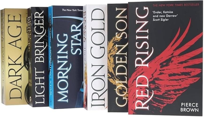 Red Rising Series 6 Books Set - Red Rising, Golden Son, Morning Star, Iron Gold, Dark Age, Light Bringer thumbnail 4