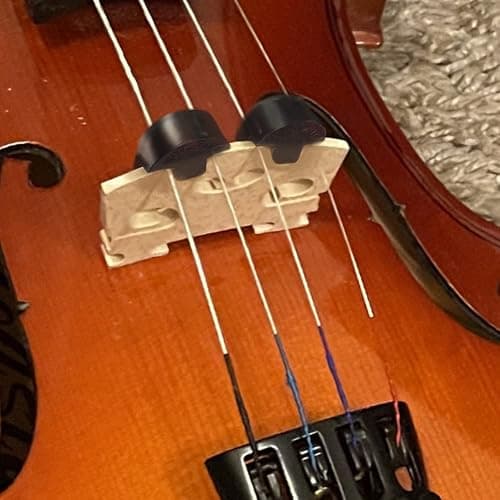 Rubber Violin Practice Mute, Claw Style & Round Tourte Style Mute for Violin, Practice Silencer Viola Violin Mute thumbnail 7