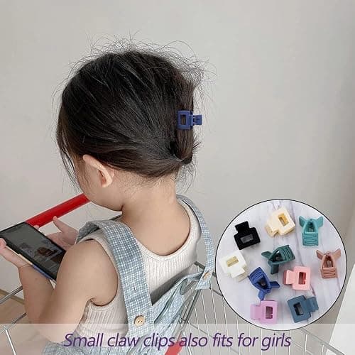 Kleine Haarklammern für Damen – Mini-Haarspangen für dünne, dicke, mittelgroße Haar-Accessoires, niedliche Kiefer-Haarspangen mit starkem Halt und Geschenk-Box, 22 Stück thumbnail 4