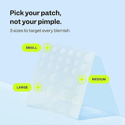 Peach Slices - Acne Spot Dots (60 ct) - Hydrocolloid Pimple Patches for Face - Absorb Gunk, Protect Picking & Support Healing - 3 Sizes (7, 10, & 12mm) - Vegan, Cruelty Free, Korean Skin Care & Beauty thumbnail 5
